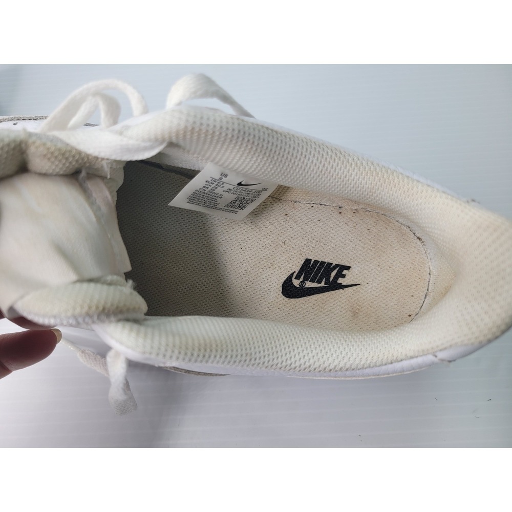 Nike Court Vision Low Mens 9 White CD5434-100 Classic Basketball Sneakers - Picture 3 of 9